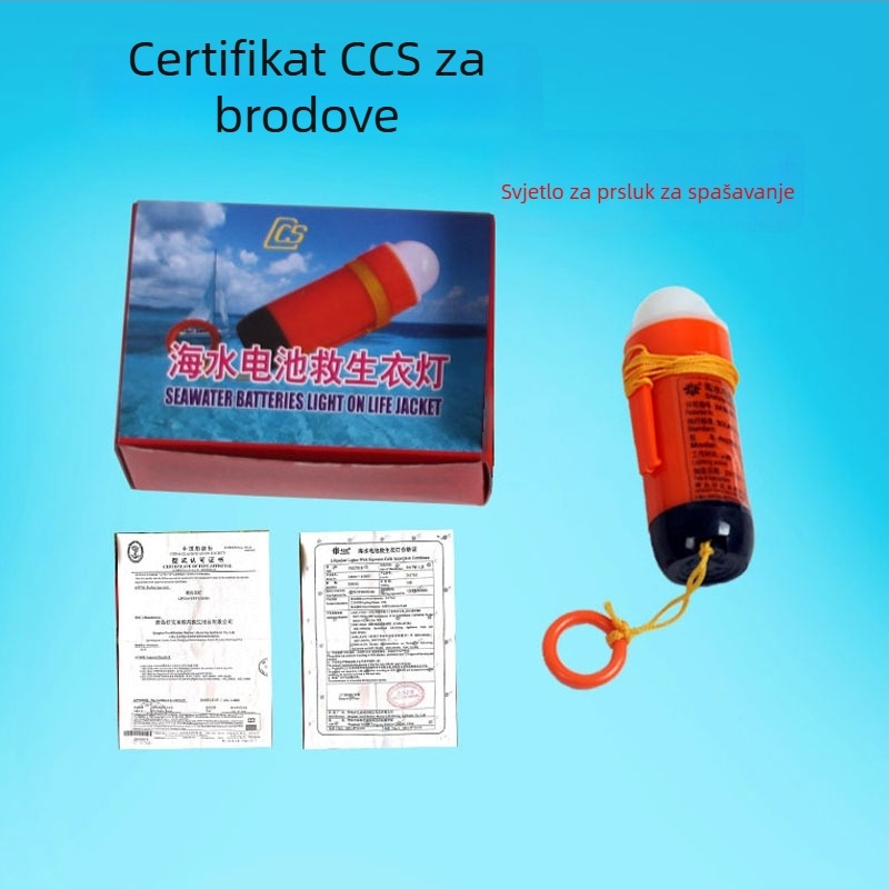 Morski spašavajući prsten s LED signalom, pogon na suhoj bateriji, CCS certifikat, Peehao Accessories