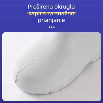 Kišne čizme od EVA visokim vratom, otporne na habanje, vodootporne, bez podstavka