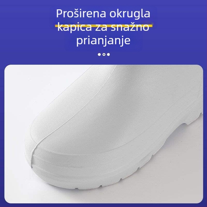 Kišne čizme od EVA visokim vratom, otporne na habanje, vodootporne, bez podstavka