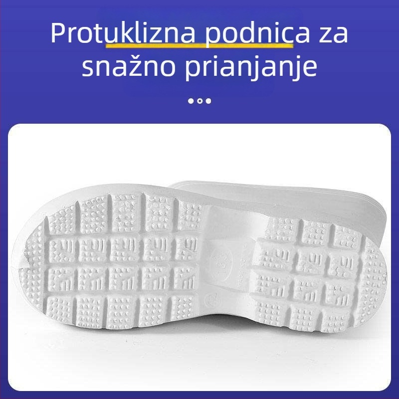 Kišne čizme od EVA visokim vratom, otporne na habanje, vodootporne, bez podstavka