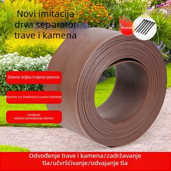 Vrtni ukras - Plastični L-oblikovani razdjelnik za vrt - Značka: ckkc