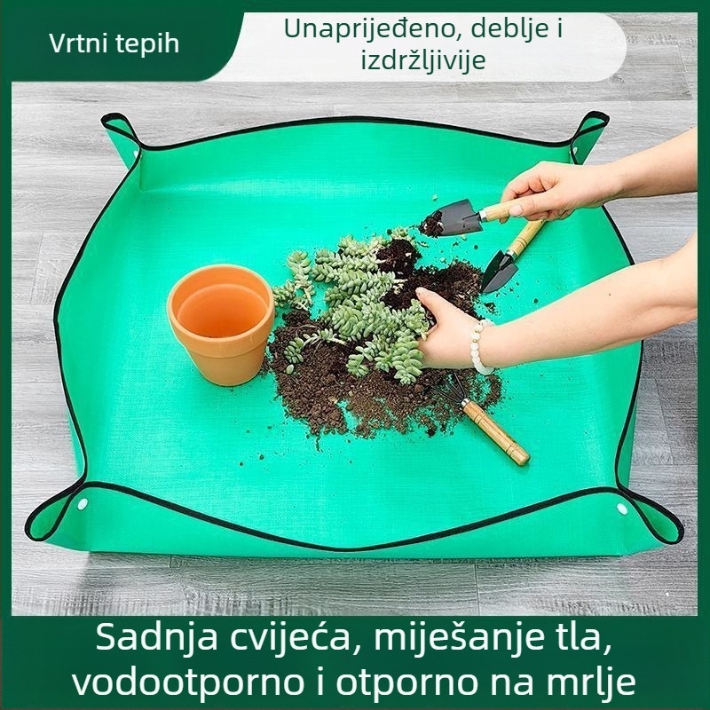 Vrtna podna prostirka, vodootporna i otporna na vlagu, za presadnju sukulentnih biljaka, unutarnja upotreba, višestruka namjena
