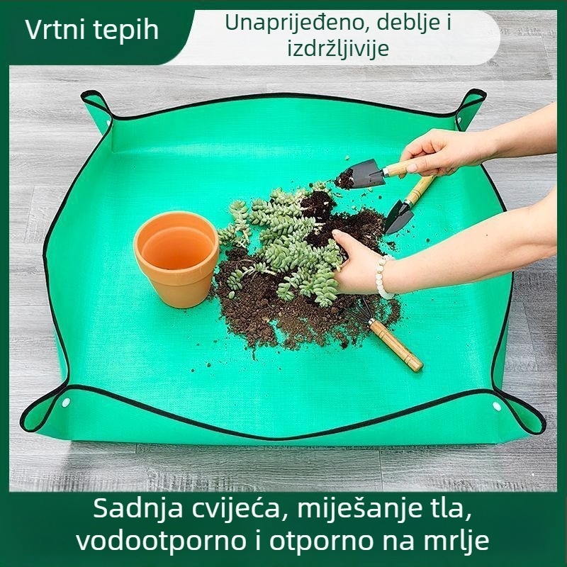 Vrtna podna prostirka, vodootporna i otporna na vlagu, za presadnju sukulentnih biljaka, unutarnja upotreba, višestruka namjena