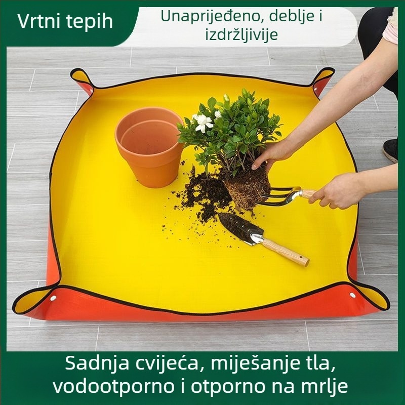 Vrtna podna prostirka, vodootporna i otporna na vlagu, za presadnju sukulentnih biljaka, unutarnja upotreba, višestruka namjena