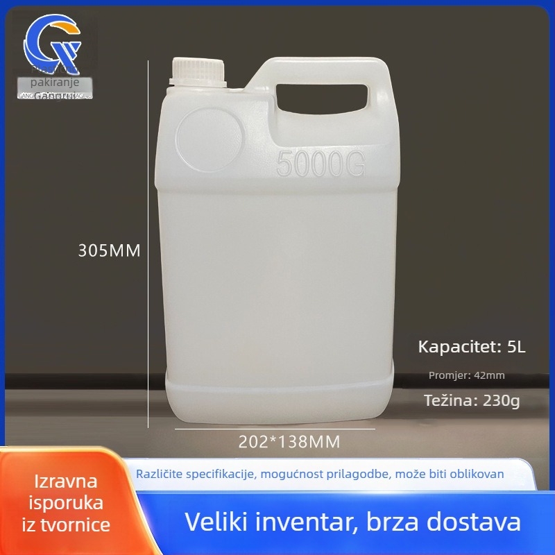Industrijska plastična posuda s poklopcem, materijal PE, debljina zida 0,1–0,5 mm, promjer 202 mm, visina 305 mm