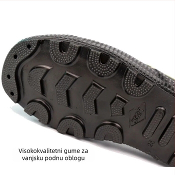 Platnene terenske tenisice, unisex, protuklizne, niskog profila, vulkanizirana potplat, gornji dio od platna