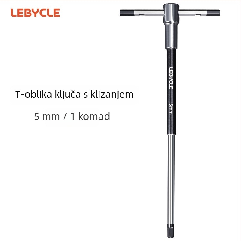 Lebycle T-oblik hex ključ s kliznim štapom za planinske i cestovne bicikle