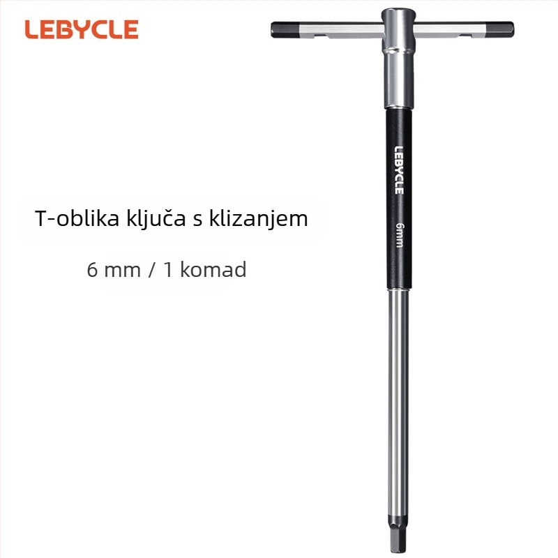 Lebycle T-oblik hex ključ s kliznim štapom za planinske i cestovne bicikle