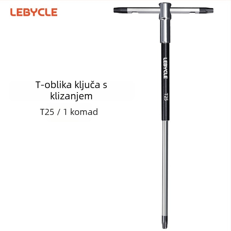 Lebycle T-oblik hex ključ s kliznim štapom za planinske i cestovne bicikle
