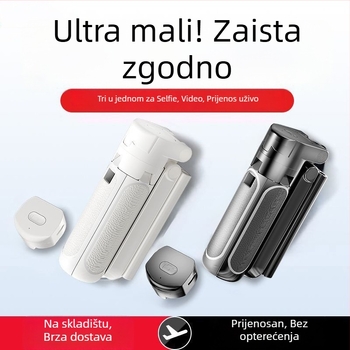 Z40 Bluetooth selfie štapić s daljinskim upravljanjem, ABS+aluminijska legura, četveronožni držač i rasvjeta za dopunu