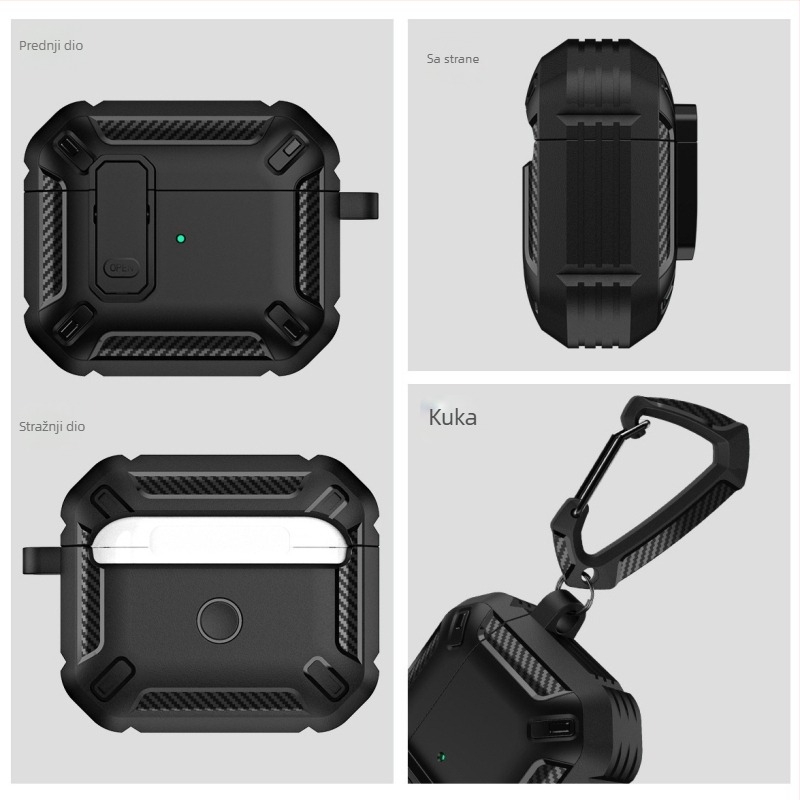 Zaštitno kućište za AirPods Pro 3 i AirPods 4 Bluetooth slušalice