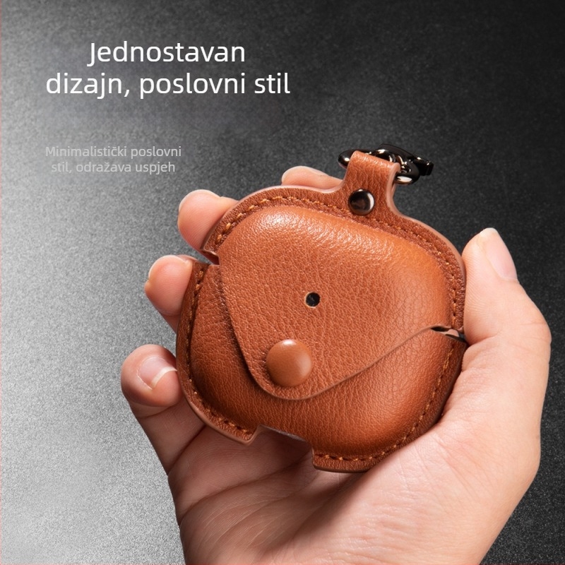 Kožni zaštitnik za AirPods 4. generacije, mekano kućište otporno na padove za Bluetooth slušalice