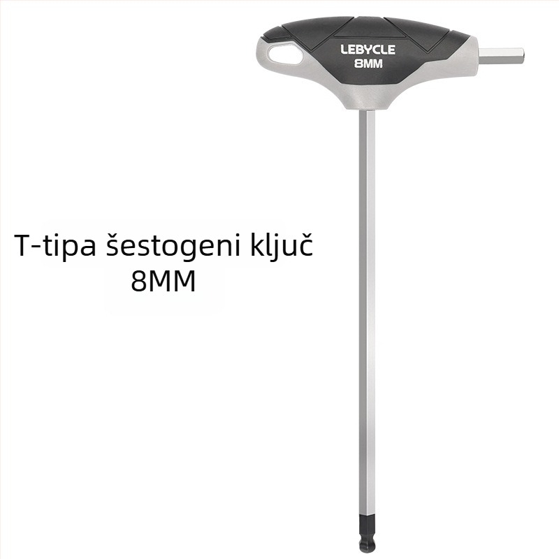 Set imbus ključeva za bicikle s T ručkom i kuglastim vrhom, S2 čelik