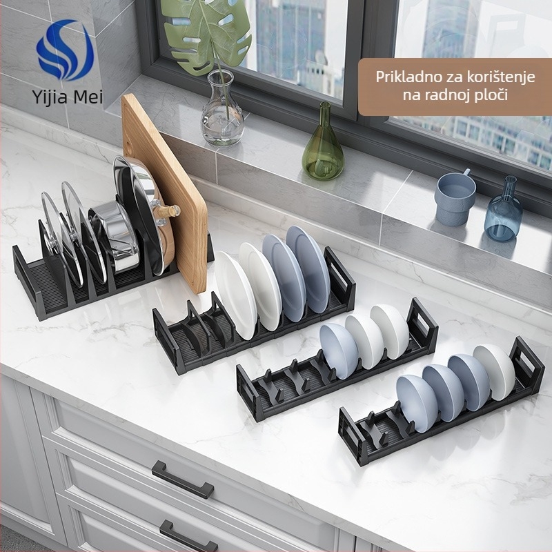 Polica za odvodnjavanje zdjela s ladicom, DARXINEE/Dahini, moderan stil, kuhinjski rega za skladištenje