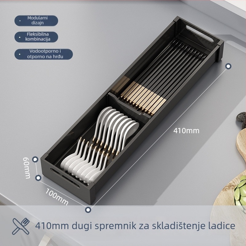 Polica za odvodnjavanje zdjela s ladicom, DARXINEE/Dahini, moderan stil, kuhinjski rega za skladištenje