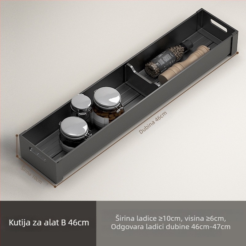 Polica za odvodnjavanje zdjela s ladicom, DARXINEE/Dahini, moderan stil, kuhinjski rega za skladištenje