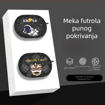 Mekana zaštitna futrola s vodnim uzorkom za Huawei FreeBuds Pro 5