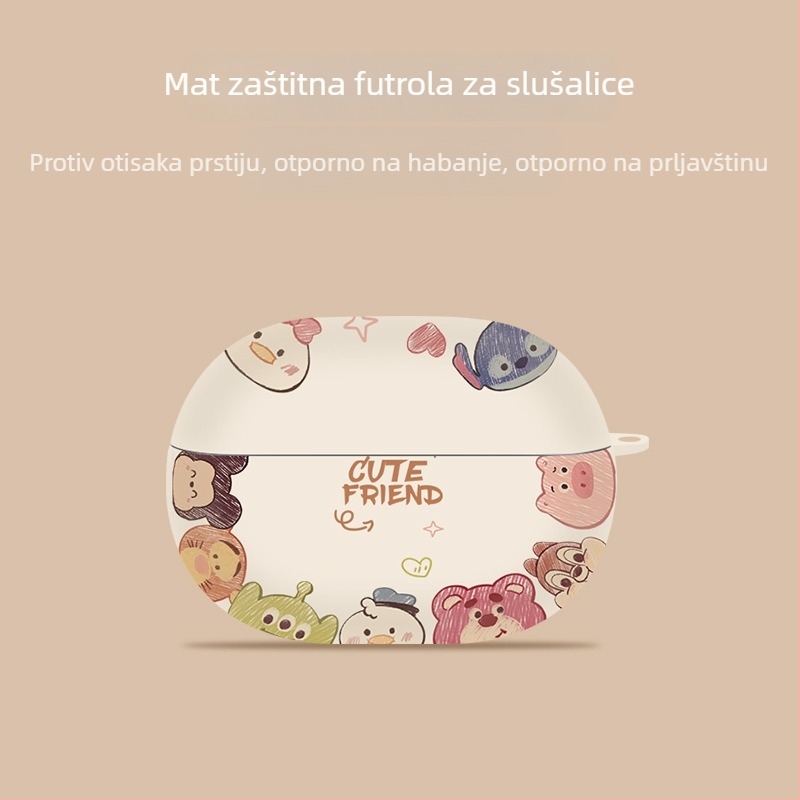Mekana zaštitna futrola s vodnim uzorkom za Huawei FreeBuds Pro 5