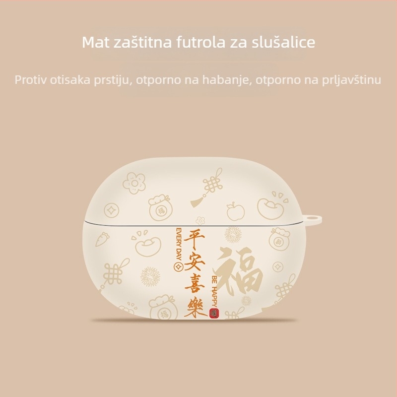 Mekana zaštitna futrola s vodnim uzorkom za Huawei FreeBuds Pro 5