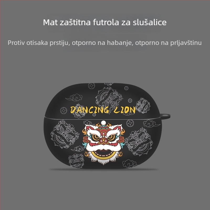 Mekana zaštitna futrola s vodnim uzorkom za Huawei FreeBuds Pro 5
