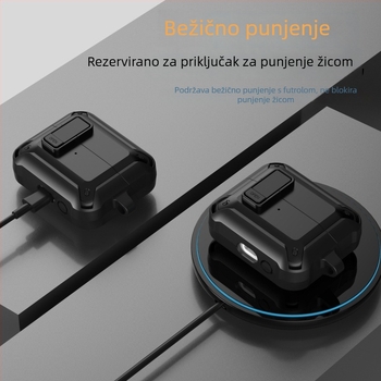 TPU zaštitno kućište za Galaxy Buds3 i Buds3 Pro s jednostavnim mehanizmom zaključavanja