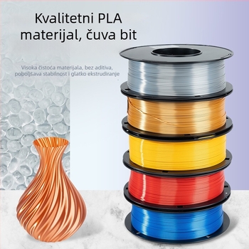 PLA Silk filament za 3D ispis, kontakt s hranom, svilenkasti završetak