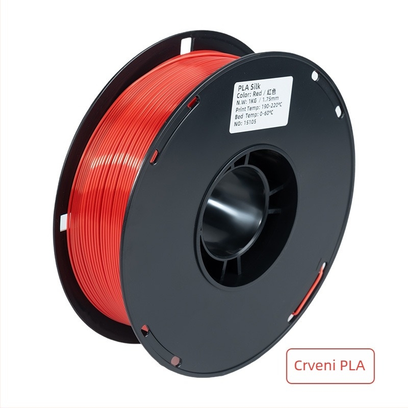 PLA Silk filament za 3D ispis, kontakt s hranom, svilenkasti završetak