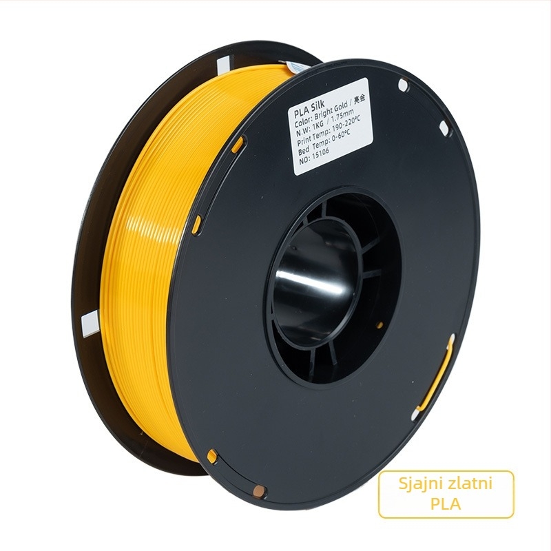 PLA Silk filament za 3D ispis, kontakt s hranom, svilenkasti završetak