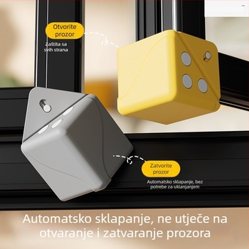 Aluminijski kutni zaštitnik za prozor - zaštita od udara, unutarnje otvaranje, zaštitni poklopac