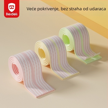 Bedeli zaštitna traka za kut protiv sudara za djecu – ekološki, netoksičan, zaštita kutova stola, kvadratni oblik, pakiranje 80 komada