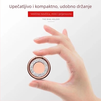 Držač za telefon s prstenom, metalni, univerzalni, prilagodljiv