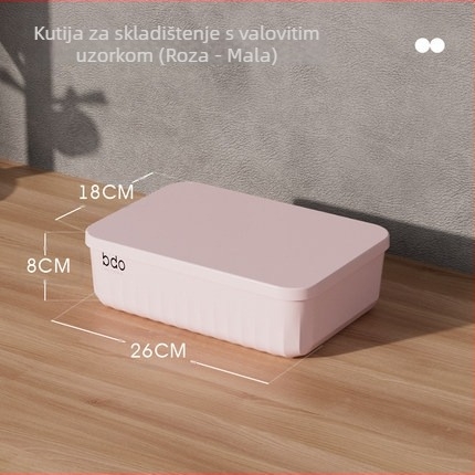 BDO kutija za sitnice – PP stolni organizator, kapacitet 5–10 L, višestruka namjena, otporna na prašinu i vlagu, moderan minimalistički dizajn, model BDO-6220