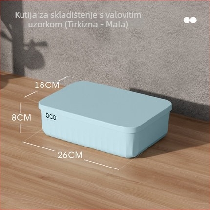 BDO kutija za sitnice – PP stolni organizator, kapacitet 5–10 L, višestruka namjena, otporna na prašinu i vlagu, moderan minimalistički dizajn, model BDO-6220