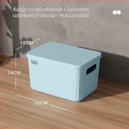BDO kutija za sitnice – PP stolni organizator, kapacitet 5–10 L, višestruka namjena, otporna na prašinu i vlagu, moderan minimalistički dizajn, model BDO-6220
