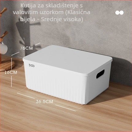 BDO kutija za sitnice – PP stolni organizator, kapacitet 5–10 L, višestruka namjena, otporna na prašinu i vlagu, moderan minimalistički dizajn, model BDO-6220