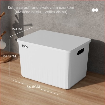 BDO kutija za sitnice – PP stolni organizator, kapacitet 5–10 L, višestruka namjena, otporna na prašinu i vlagu, moderan minimalistički dizajn, model BDO-6220