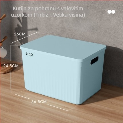 BDO kutija za sitnice – PP stolni organizator, kapacitet 5–10 L, višestruka namjena, otporna na prašinu i vlagu, moderan minimalistički dizajn, model BDO-6220