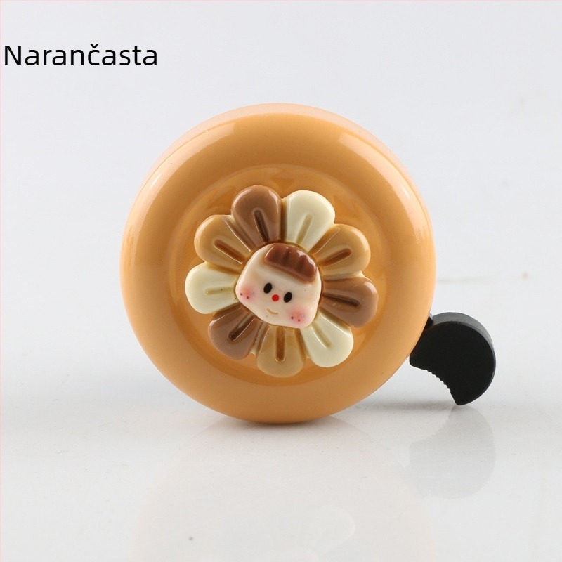 Zvončić za bicikl za djecu Sunflower — Marka KUTUDAKE, Model Sunflower, Materijal: plast i aluminij, Pakiranje: vrećica