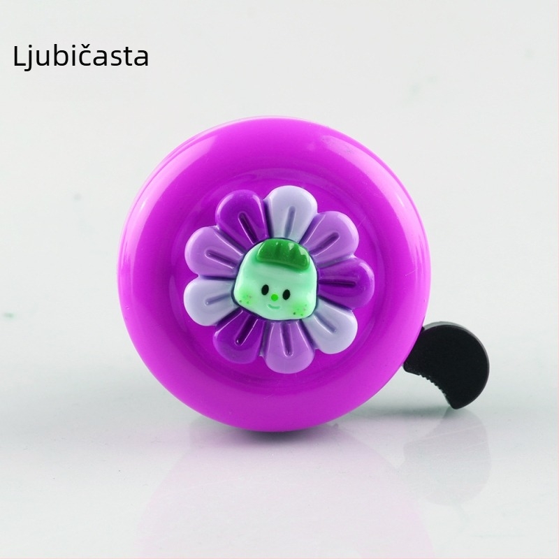 Zvončić za bicikl za djecu Sunflower — Marka KUTUDAKE, Model Sunflower, Materijal: plast i aluminij, Pakiranje: vrećica