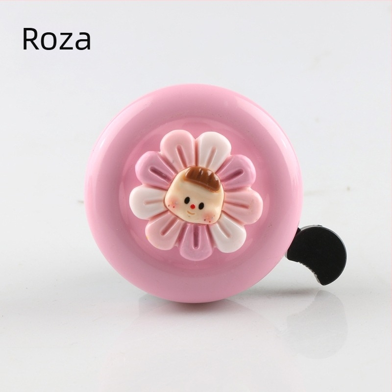 Zvončić za bicikl za djecu Sunflower — Marka KUTUDAKE, Model Sunflower, Materijal: plast i aluminij, Pakiranje: vrećica