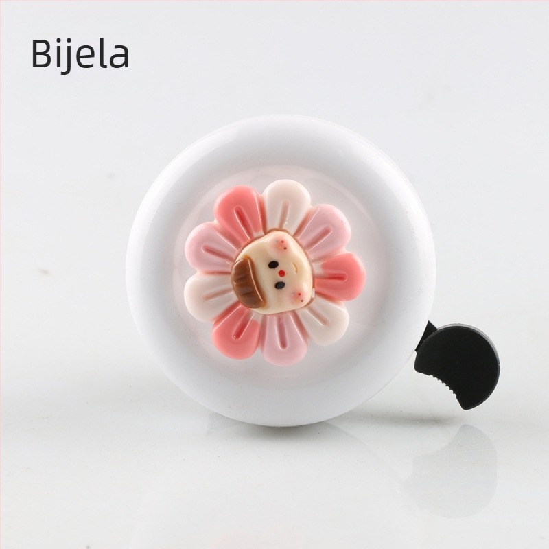 Zvončić za bicikl za djecu Sunflower — Marka KUTUDAKE, Model Sunflower, Materijal: plast i aluminij, Pakiranje: vrećica
