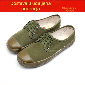 Radne cipele s niskim gornjim dijelom, gumom potplatom, pamuk gornji dio, otporne na habanje