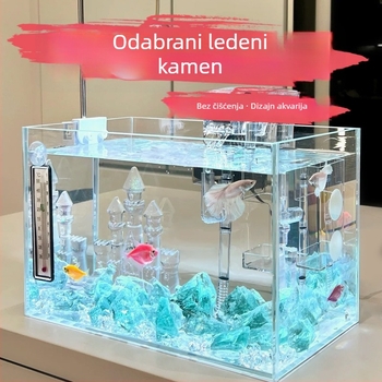 Stakleni kamen za akvarij za krajolik i podlogu. Marka: Big Ice Ocean; Materijal: staklo; Stil: Blok; Funkcija: Krajobraziranje.
