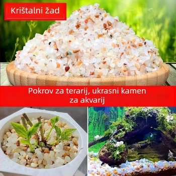 Podloga za akvarij – pijesak za oblikovanje krajolika, prirodni vodeni dekor s jade kamenjem i bisernim pijeskom (Materijal: Drugo; Podrijetlo: Drugo; Glavna namjena: Drugo; Funkcija: Drugo)