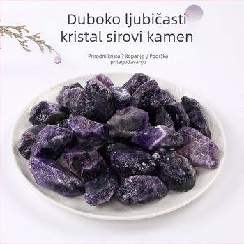 Qingyida Ametistni kristal za dekor akvarija, moderni minimalistički stil, pojedinačno pakiran u PP vrećicu
