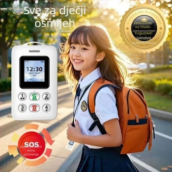 Pametna studentska kartica s videopozivom i dvostrannim pozivanjem te preciznim pozicioniranjem – VIPME K3g, 2000 mAh, Android iOS kompatibilno