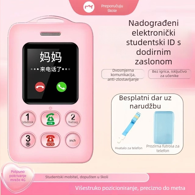 Pametna studentska kartica s videopozivom i dvostrannim pozivanjem te preciznim pozicioniranjem – VIPME K3g, 2000 mAh, Android iOS kompatibilno