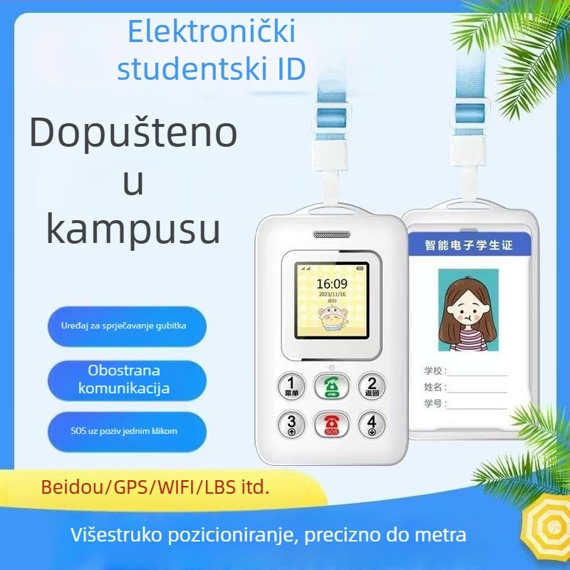 Pametna studentska kartica s videopozivom i dvostrannim pozivanjem te preciznim pozicioniranjem – VIPME K3g, 2000 mAh, Android iOS kompatibilno