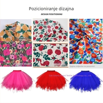 Dječji komplet: košulica s cvjetnim uzorkom u hongkonškom stilu i hlače zvonastog kroja, materijal acetat korduroja, ljeto 2025, za djecu 3–8 godina, kostim za nastupe/ples