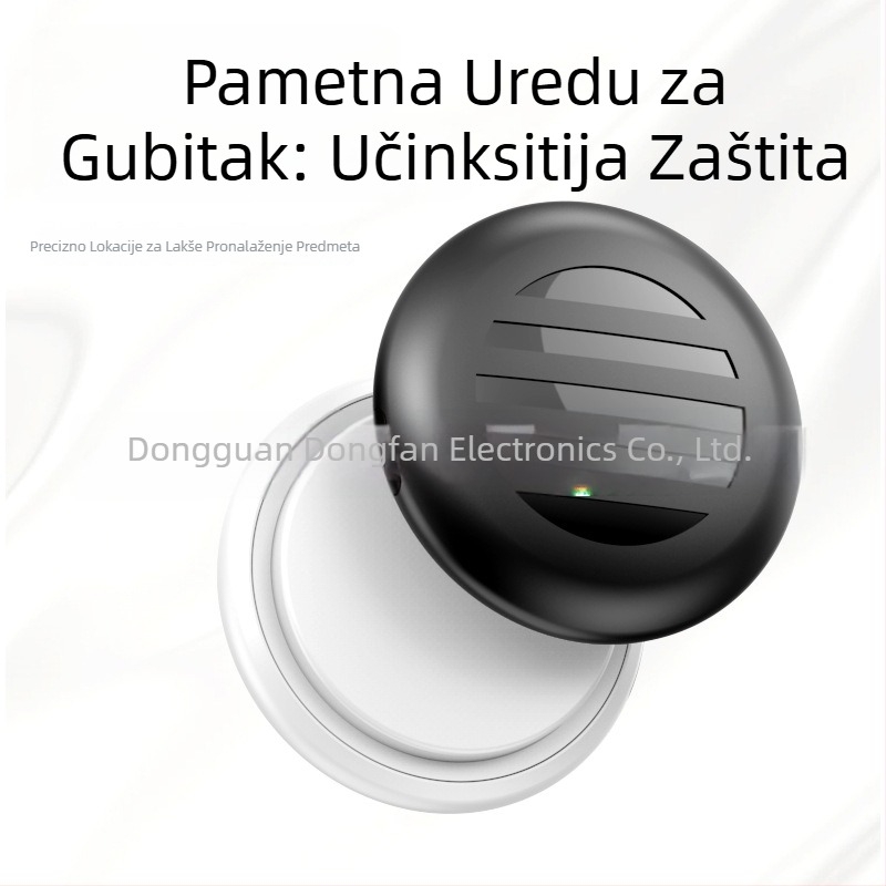 Globalni lokator protiv gubitka za starije osobe, kućne ljubimce, ključeve, novčanik i prtljagu – 210 mAh baterija, Find My sučelje, kompatibilan s iOS-om, ABS materijal, prijenosna silikonska futrola